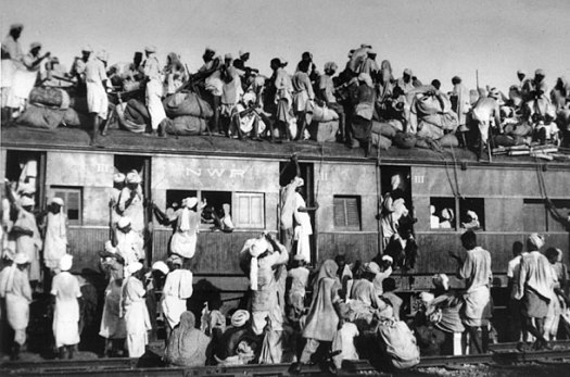 Independence turned bloody as uprooted Hindus, Muslims and Sikhs crossed borders.