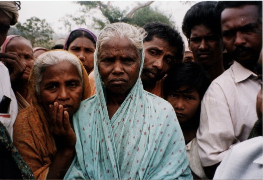 People lost everything they had in Ersama, Orissa in the 1999 "super-cyclone."